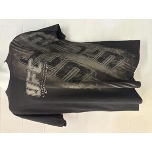 Y2K UFC big gray logo t-shirt NWT deadstock L